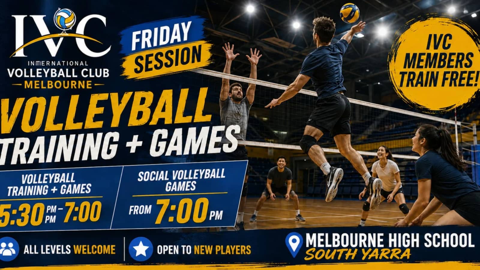 Social Volleyball Games Session *South Yarra*