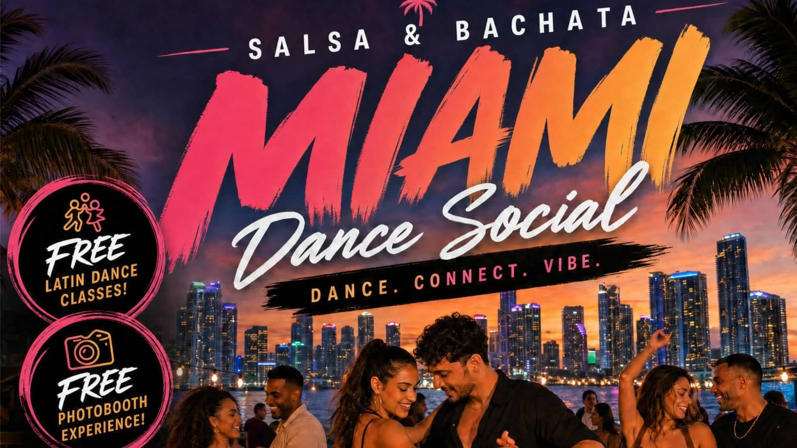 FREE Salsa + Bachata Lessons & Dance Social