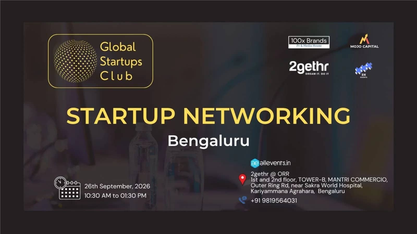 GLOBAL STARTUPS CLUB l STARTUP NETWORKING BENGALURU 2026