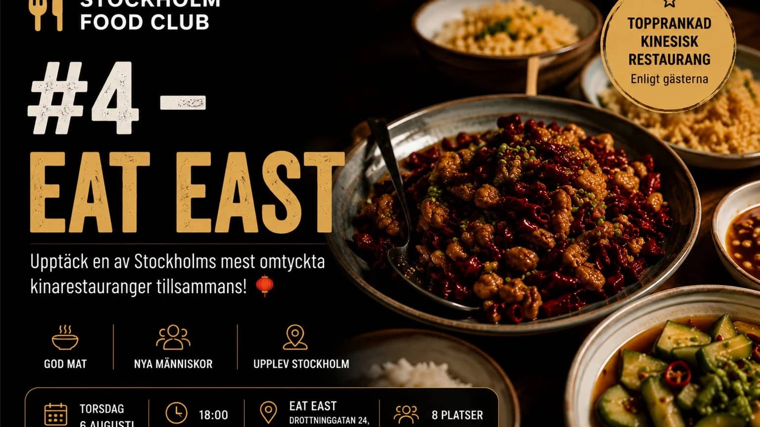🇨🇳 Stockholm Food Club #4 – Eat East