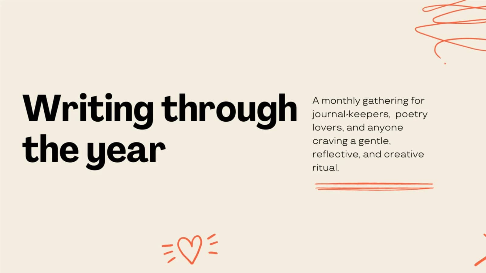 Monthly poetry and journaling (October) - Home