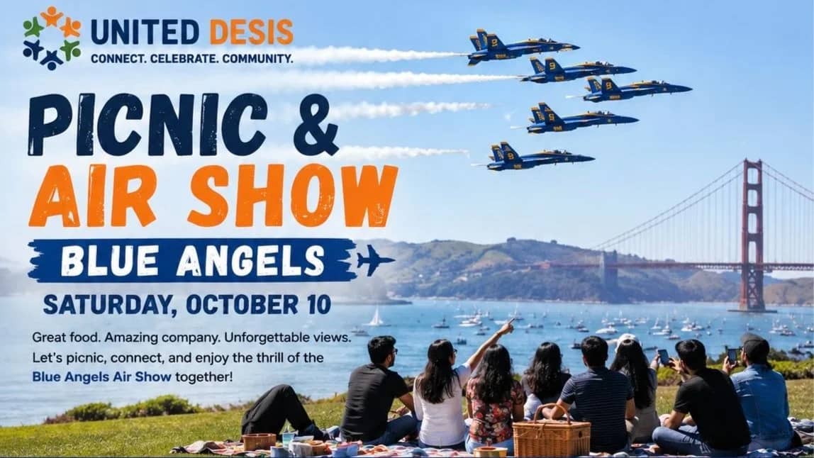 ✈️ United Desis Picnic & Blue Angels Air Show