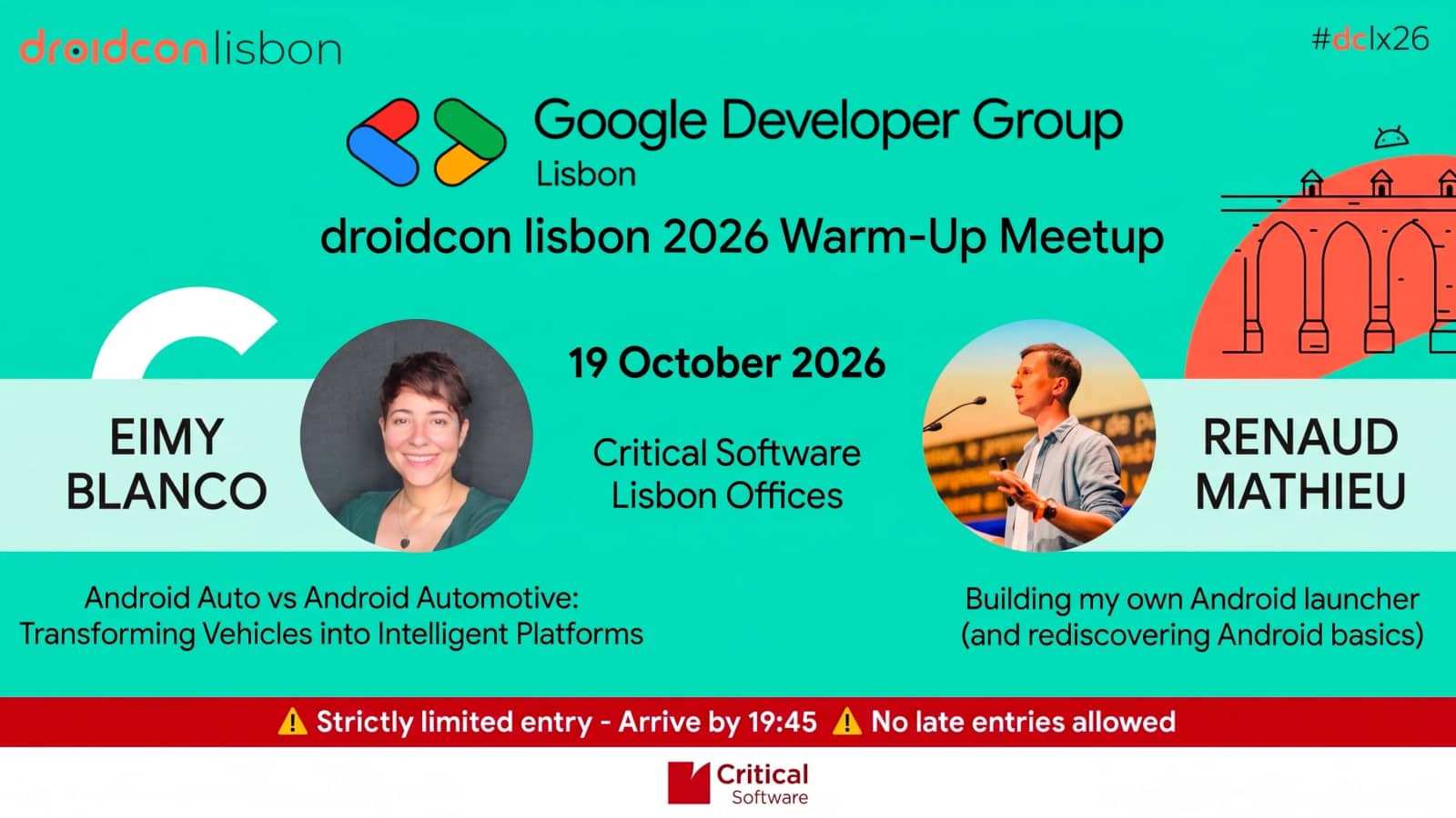 Droidcon Warm-up: Meet the Speakers!
