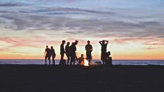 Labor Day Beach-Fire-Pit-Party
