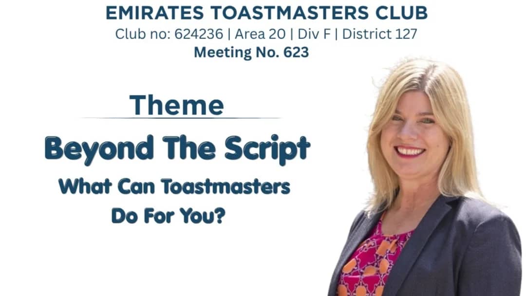 Beyond the Script: What Can Toastmasters Do For You?