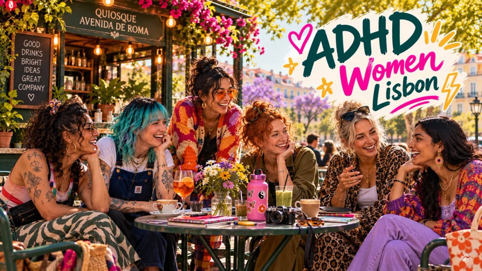 🦋🦄✨ ADHD Women Lisbon: The First Social! ⚡🧠