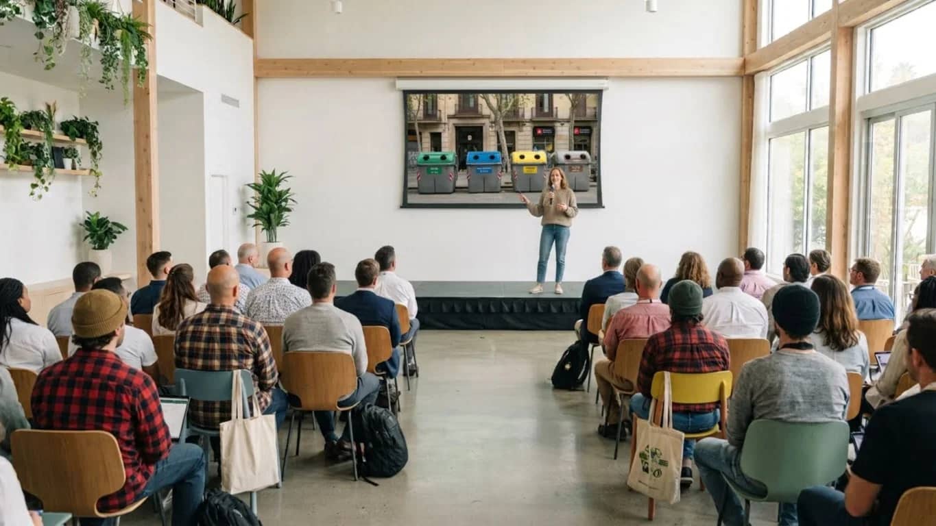Rubbish journey in Barcelona/ El recorrido de la basura