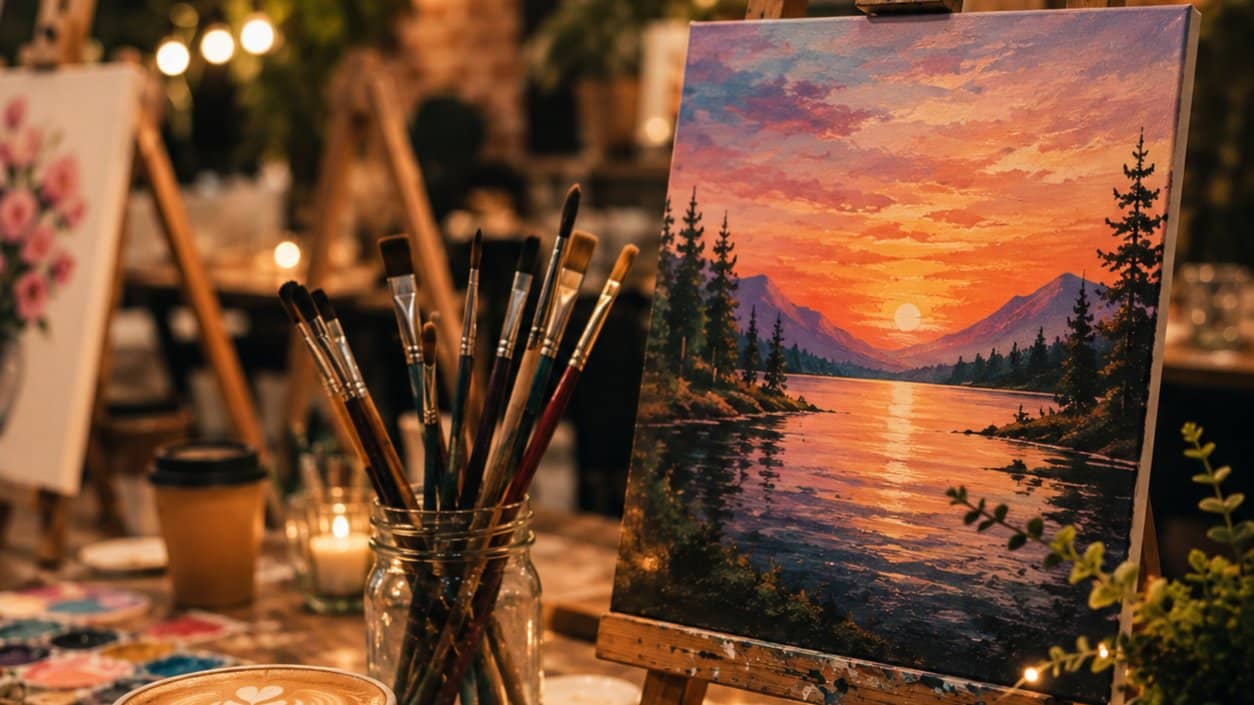 🎨 Paint & Sip Event ☕