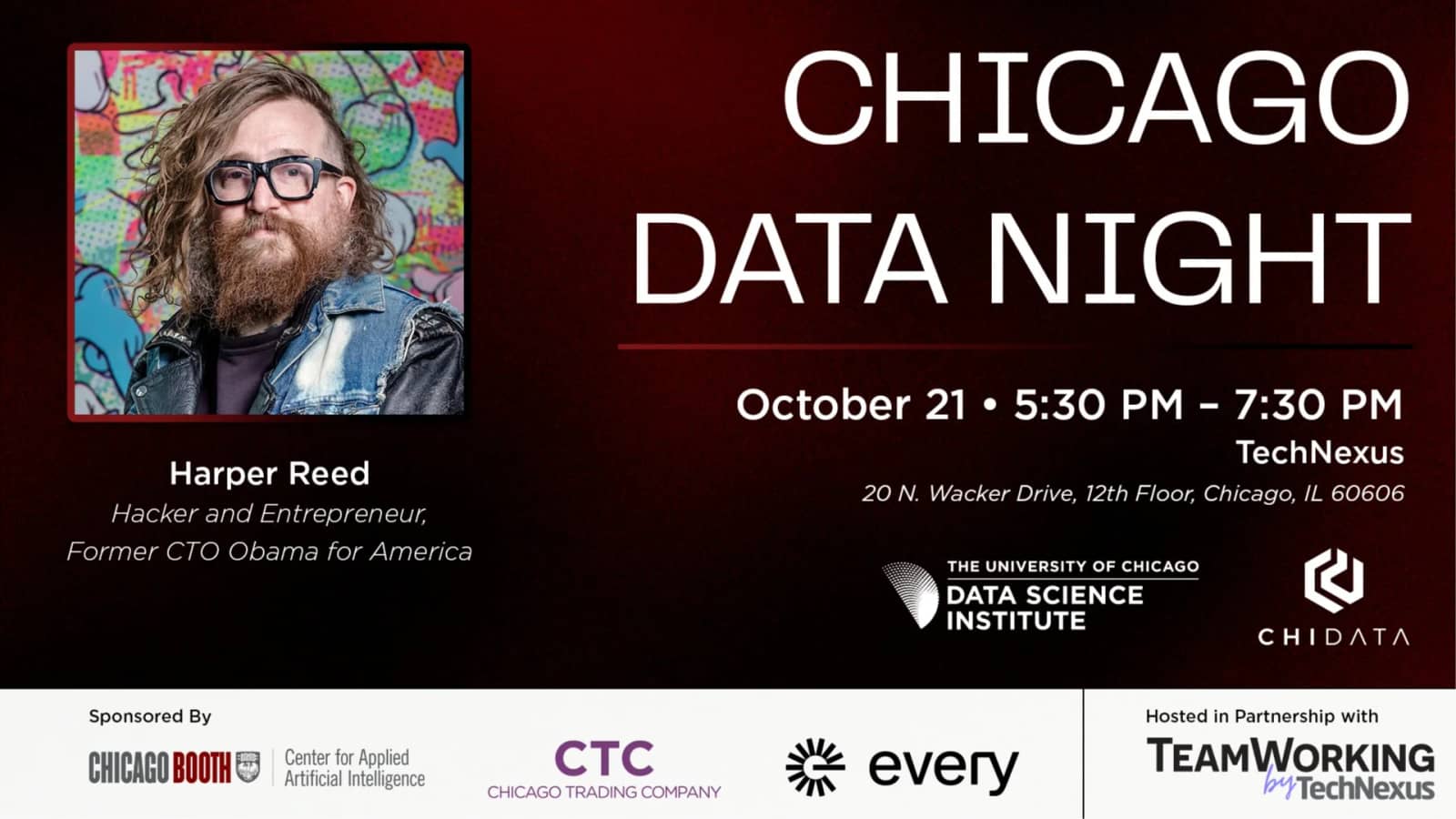 Chicago Data Night: Harper Reed (Former CTO Obama for America)
