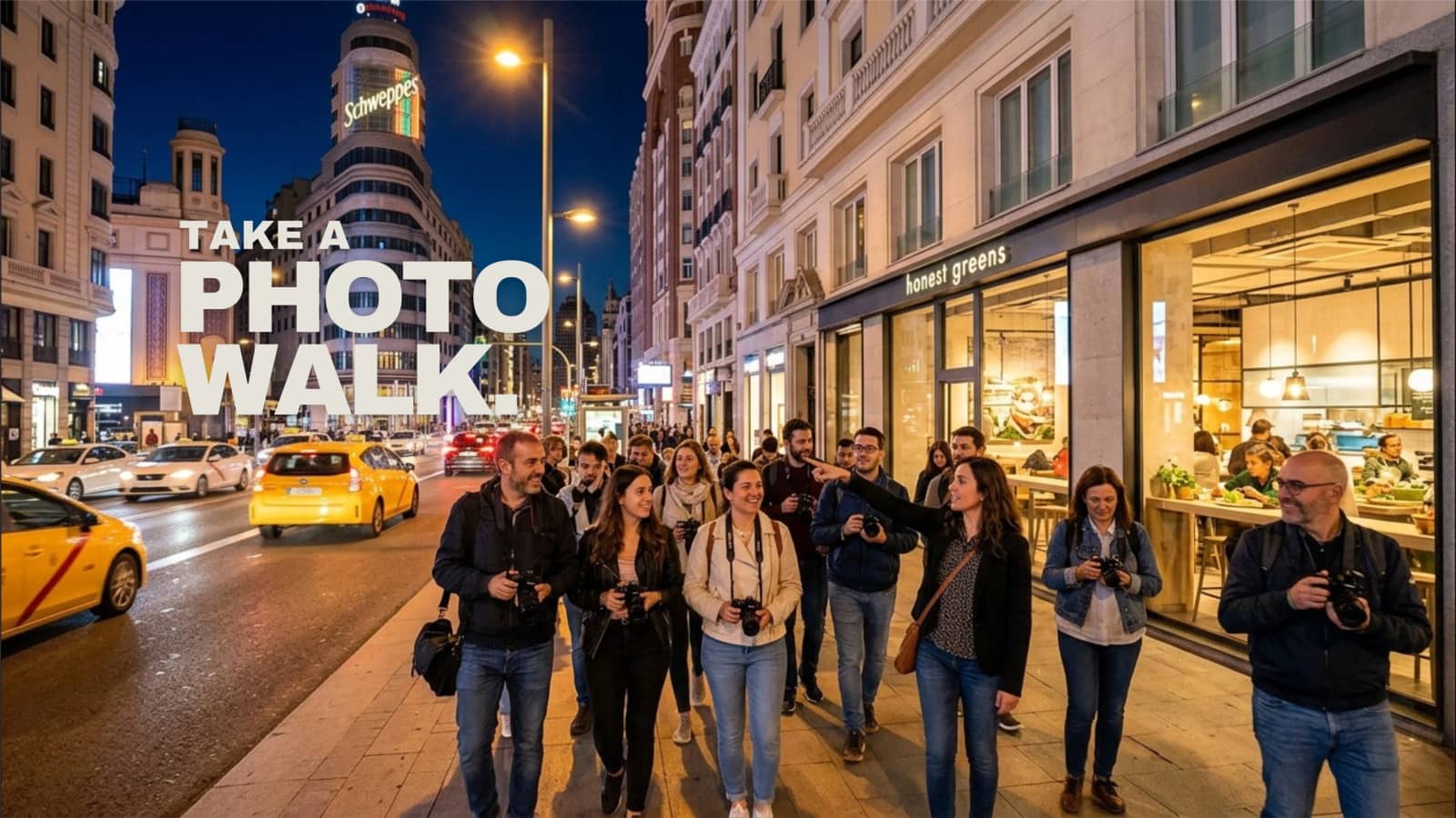 📸 PHOTO WALK: Madrid at Night • Madrid