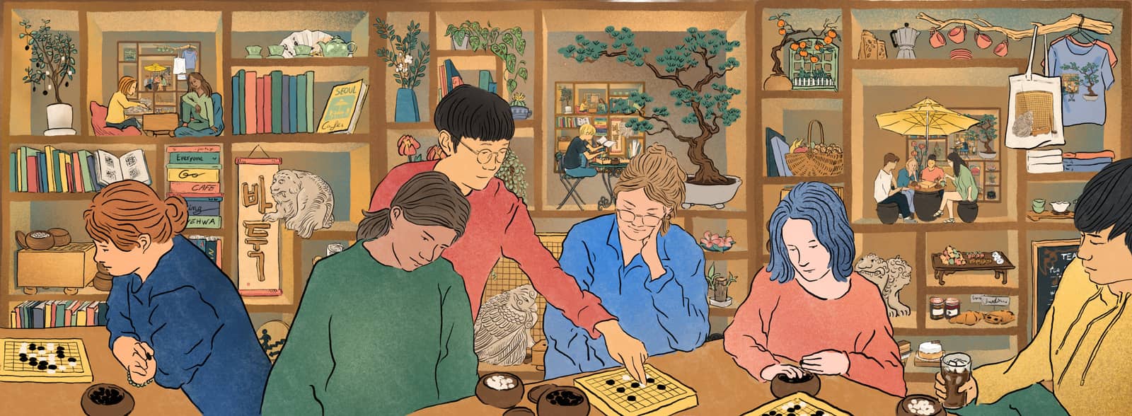 Let’s play Go (baduk) ! In English, all levels, Insadong