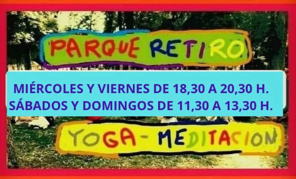 YOGA Y MEDITACIÓN NUEVA ZONA PARQUE RETIRO