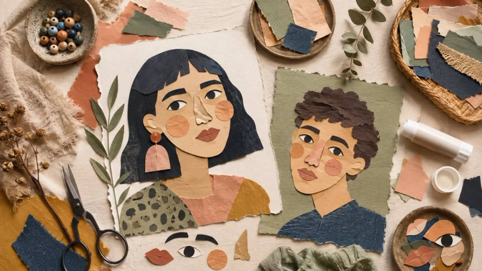 Make a Self- Portrait Collage