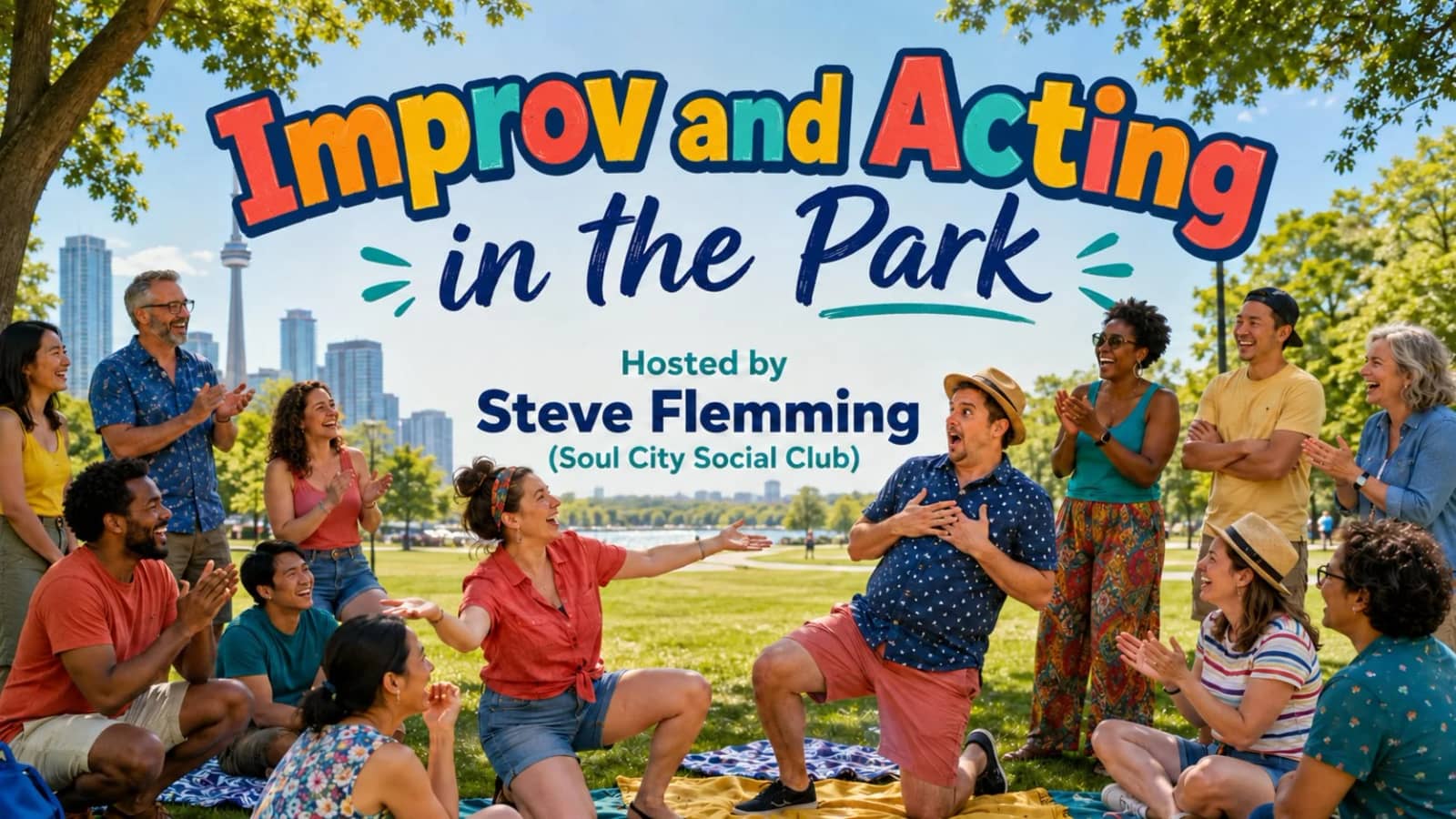 IMPROV and ACTING IN THE PARK! (with Dinner Party after)