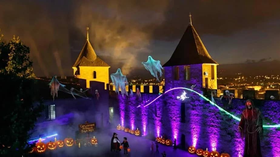 🎃🏰 CARCASSONNE DE NOCHE · HALLOWEEN ENTRE MURALLAS Y LEYENDAS 👻🕯️