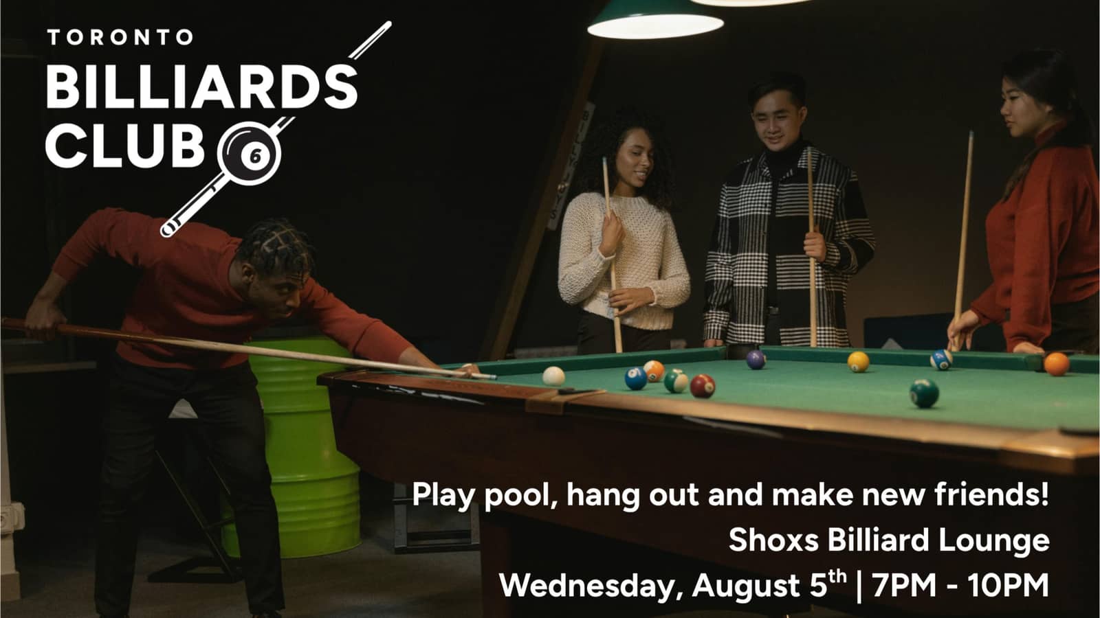 🎱 Learn to Play Pool and Make New Friends in Toronto (Junction) 🎱