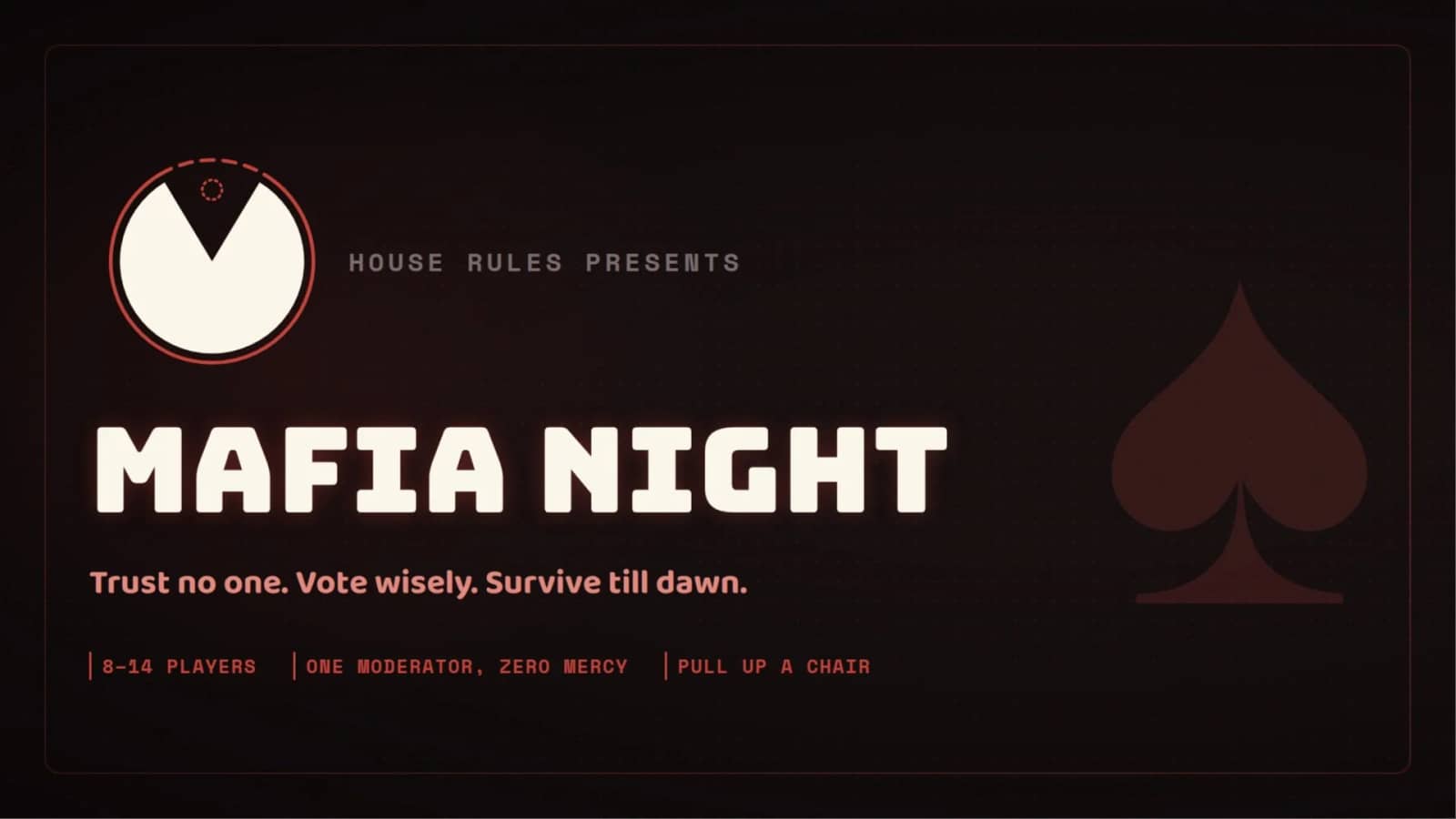 Who's Lying Tonight? Mafia Night