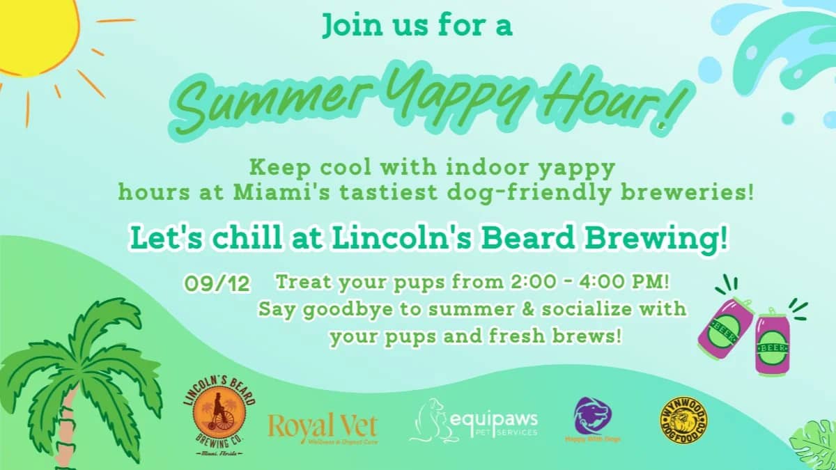 Last Yappy Hour of the Summer at Lincoln's Beard