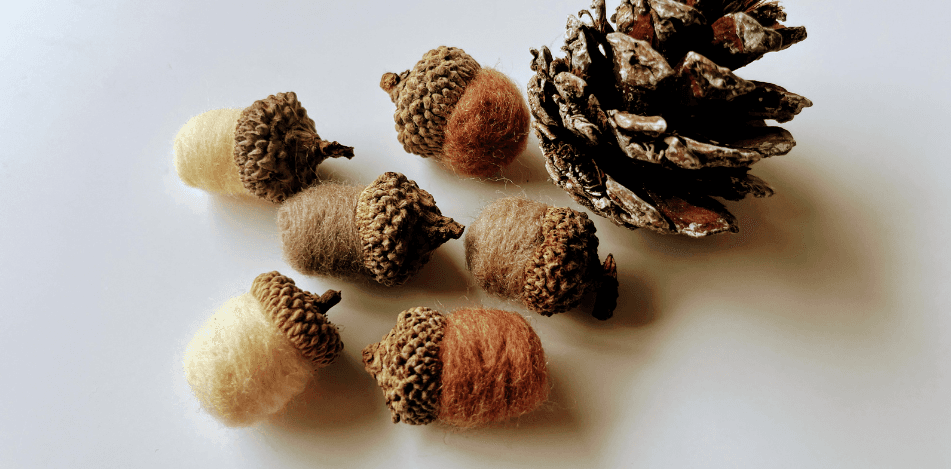 Workshop: Needle Felted Acorns