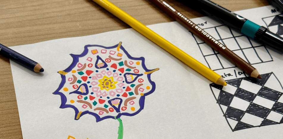 Workshop: Patterned Flower Drawing