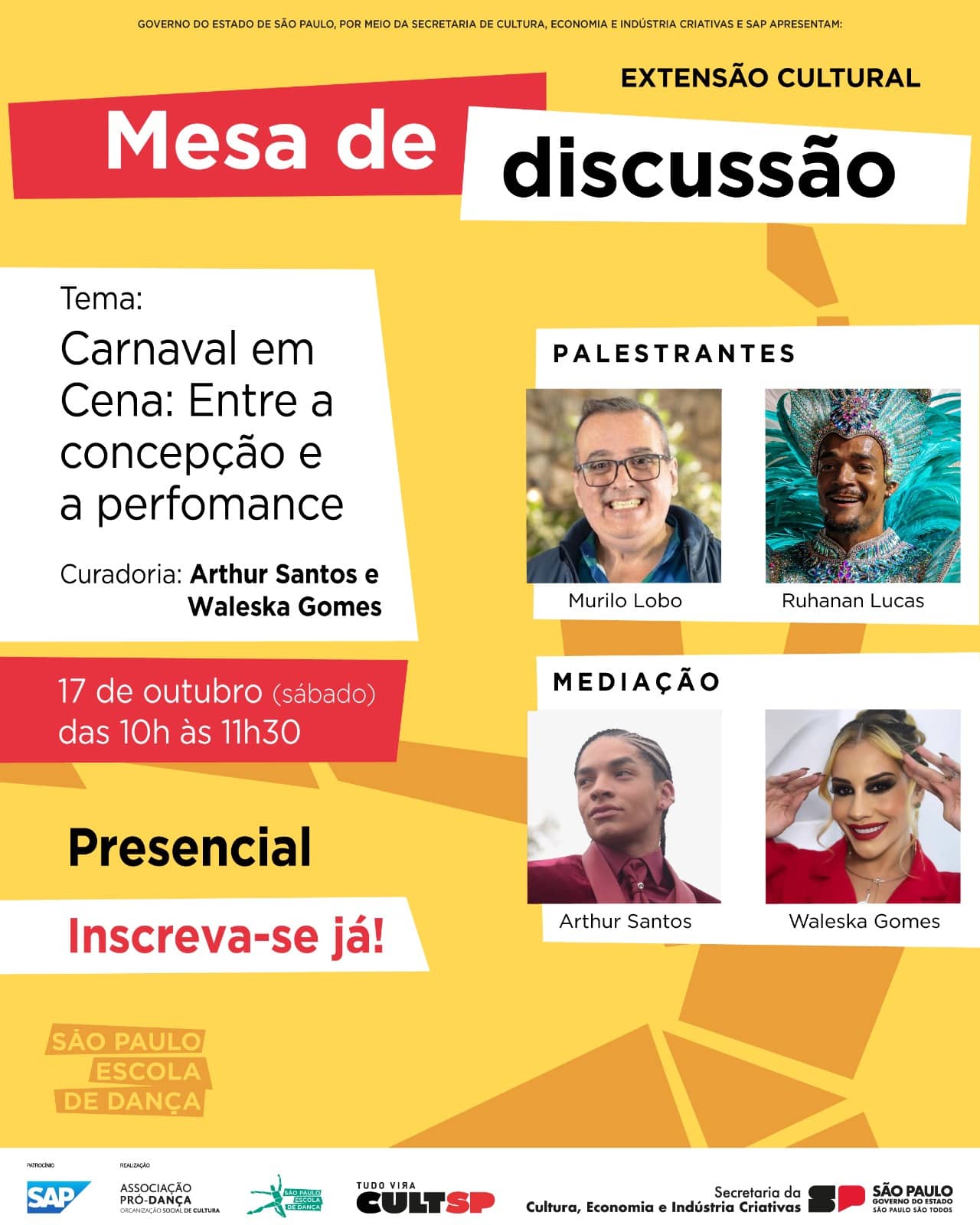 Mesa de Discussão - Carnaval em Cena: Entre a Concepção e a Performance