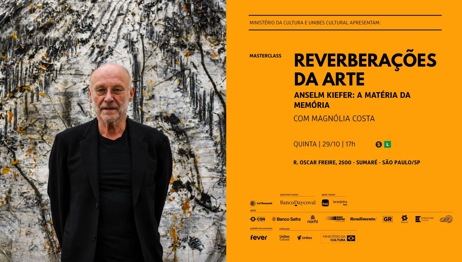 Reverberações da Arte – Anselm Kiefer: A Matéria da Memória com Magnólia Costa