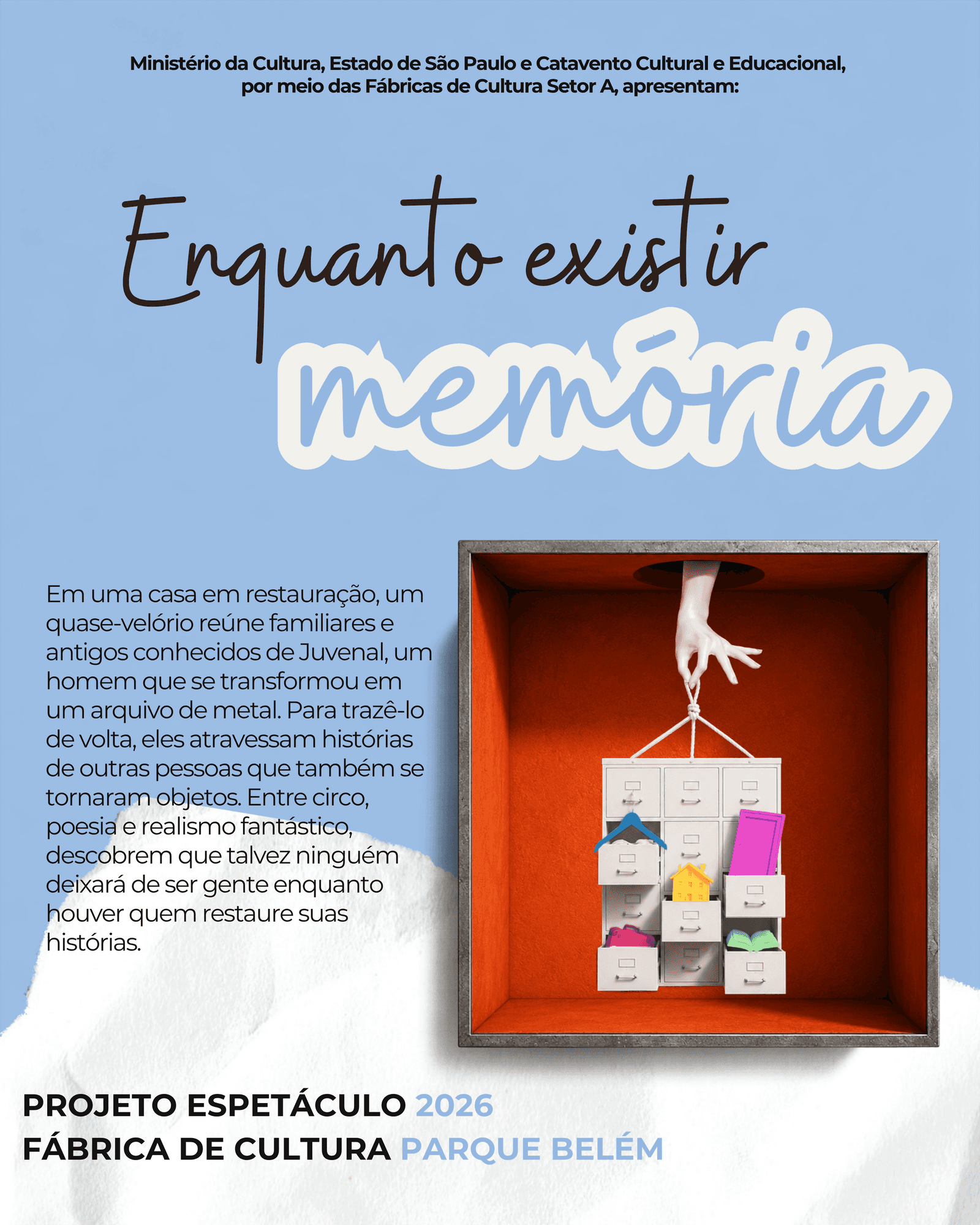 Projeto Espetáculo 2026 - "Enquanto Existir Memória"