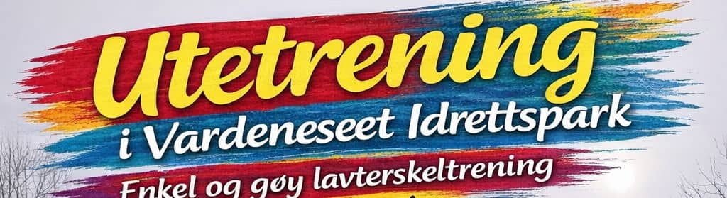 Utetrening i Vardeneset Idrettspark