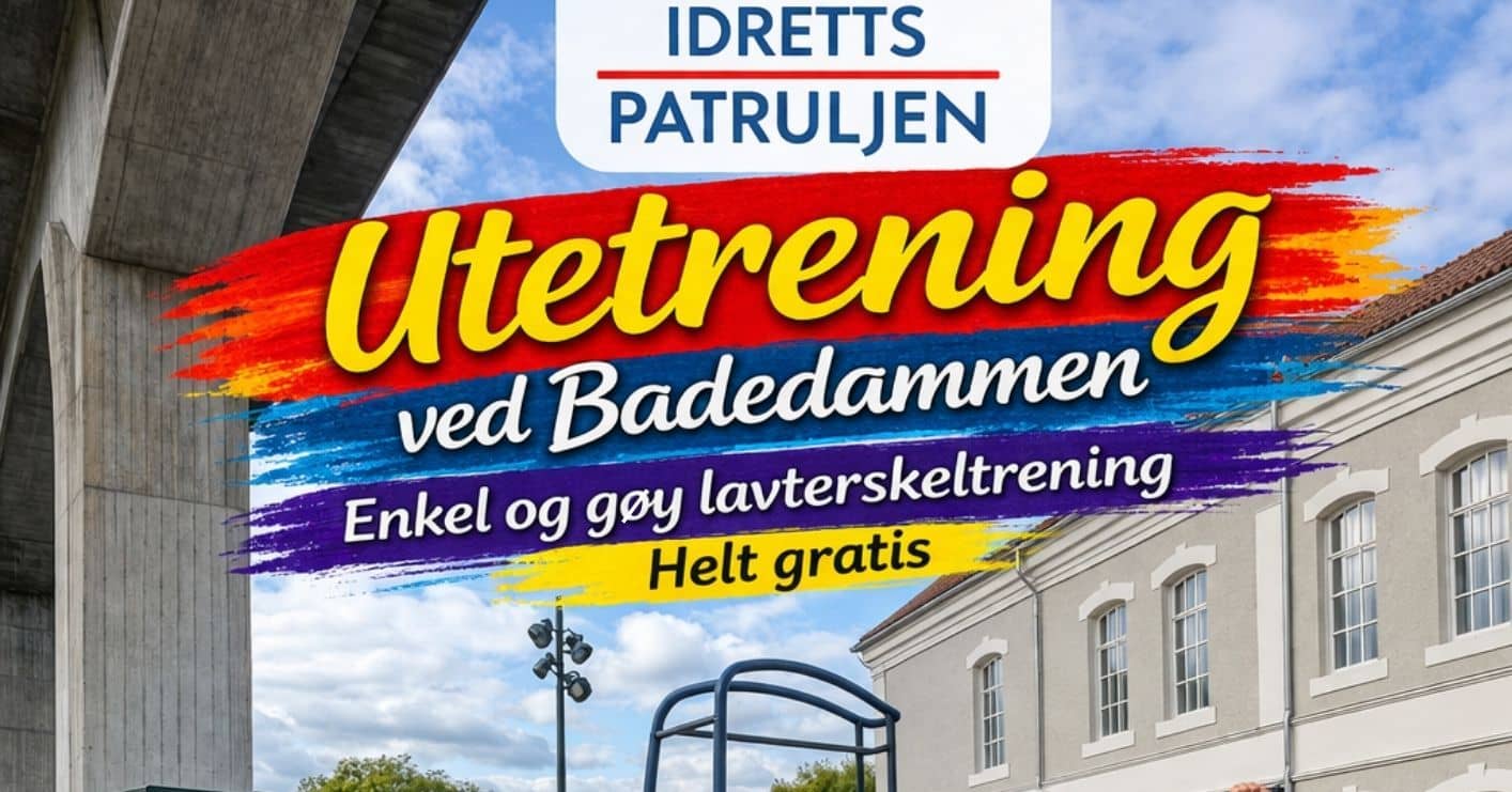 Utetrening ved Badedammen