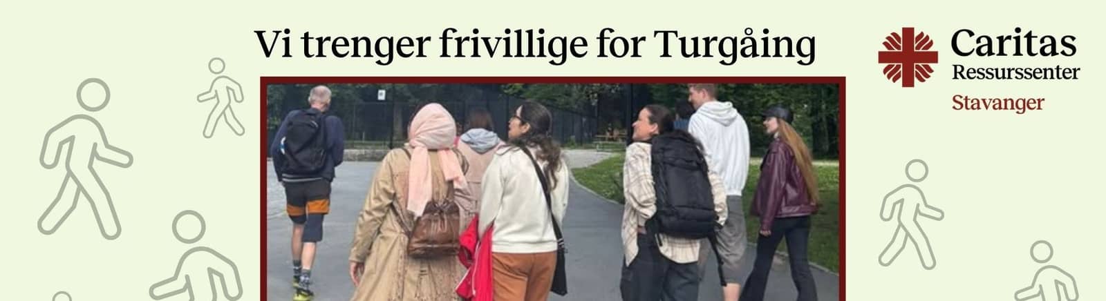 Vi trenger frivillige for Turgåing