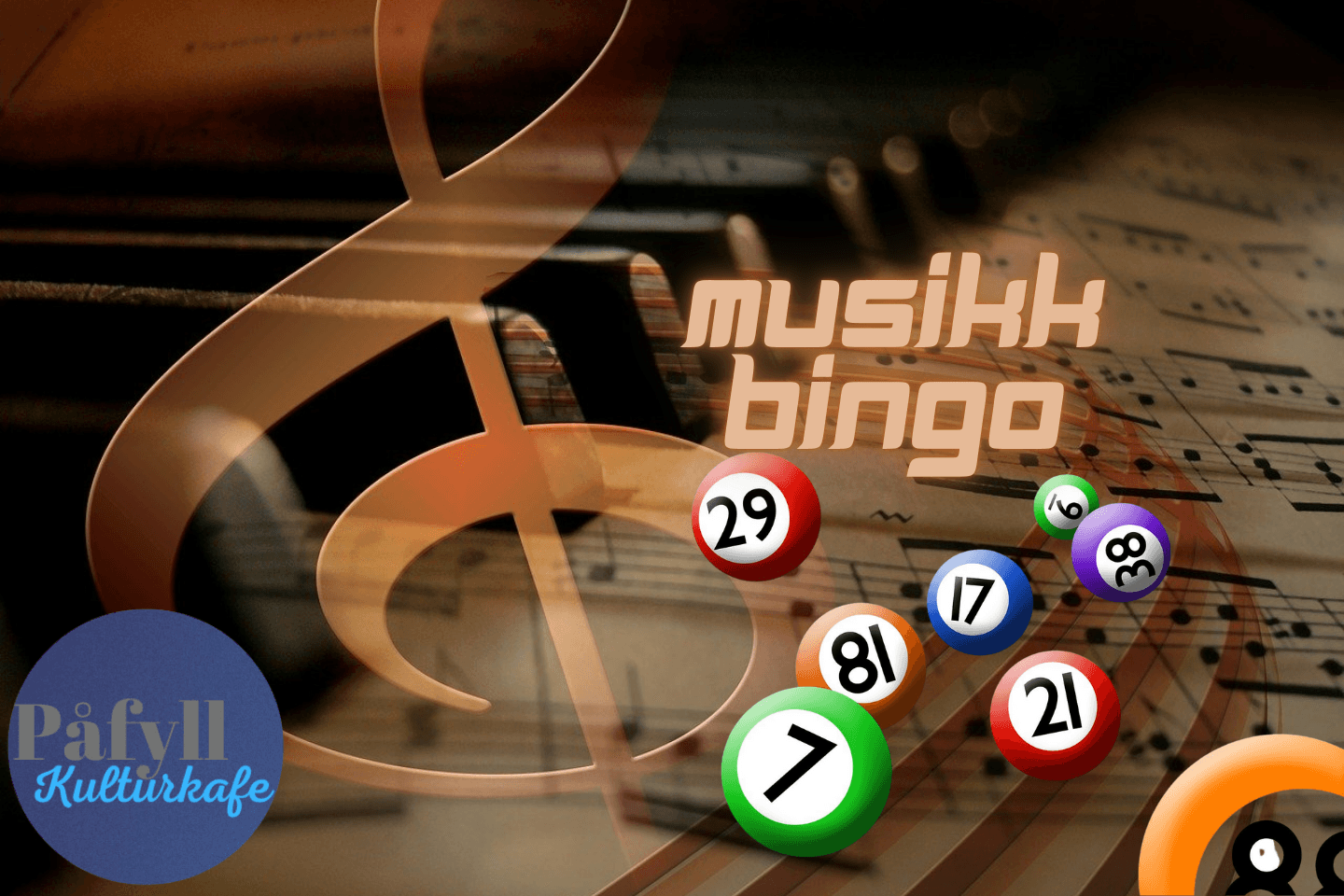 Musikkbingo i Påfyll Kulturkafe'