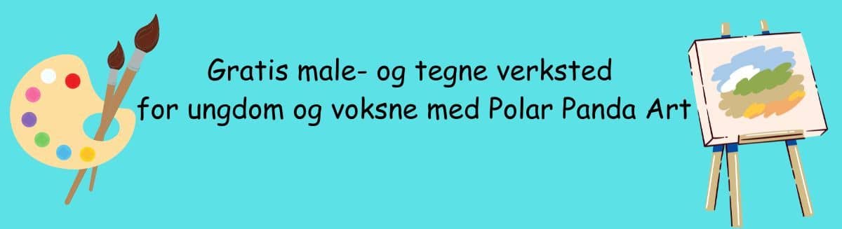 Gratis tegne- og maleverksteder for ungdom og voksne