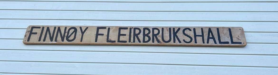 Open hall i fleirbrukshallen, Finnøy