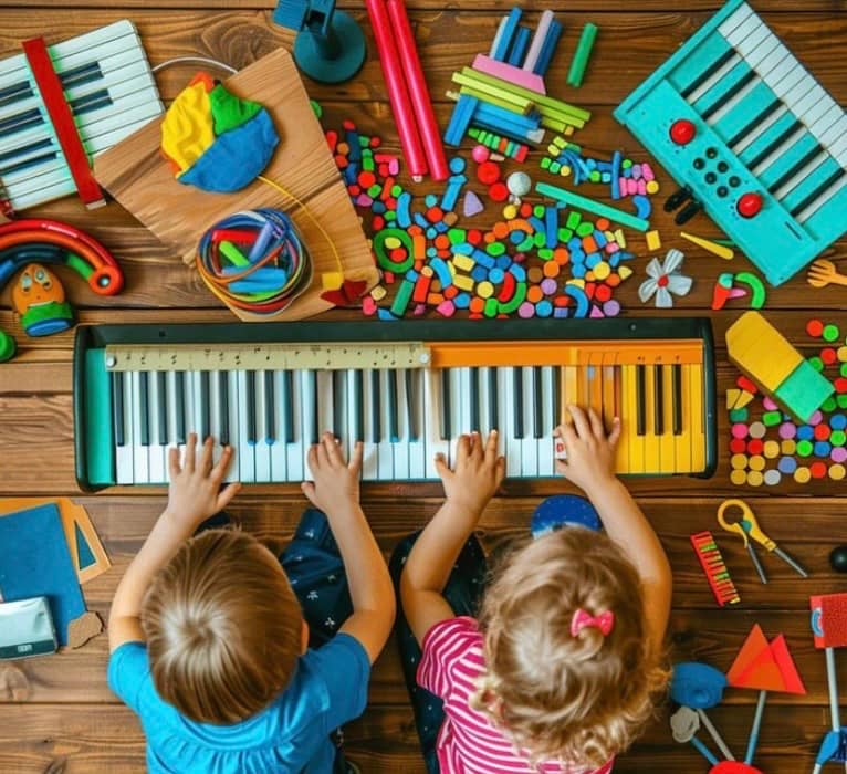 Música con juguetes y otros artilugios