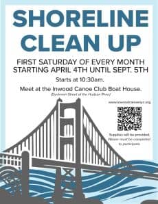 Inwood Canoe Club Shoreline Cleanup