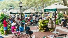 Piano in Bryant Park