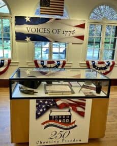 Ongoing Museum Exhibit: Voices of 1776