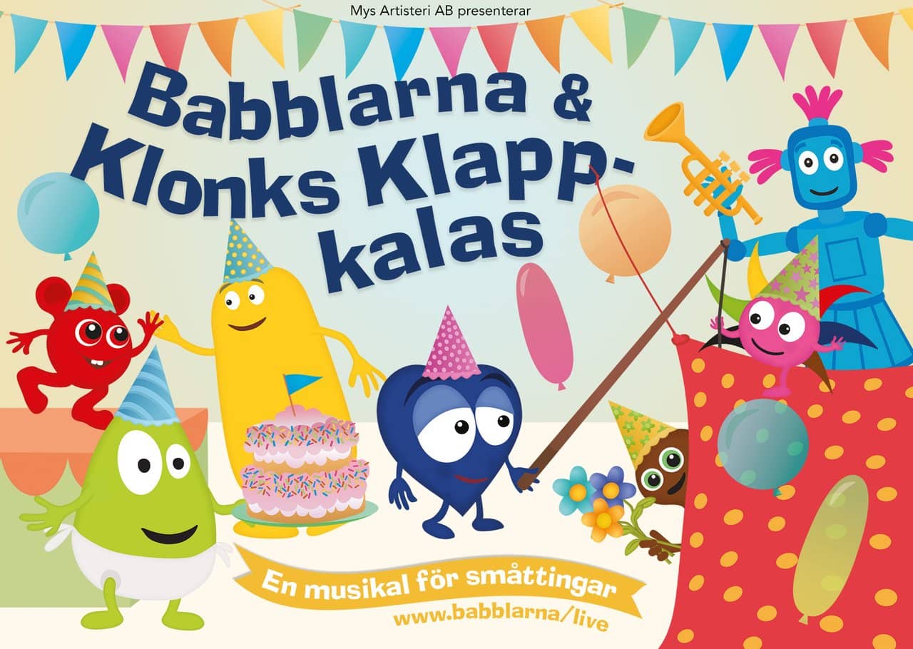 Babblarna & Klonks Klapp-kalas
