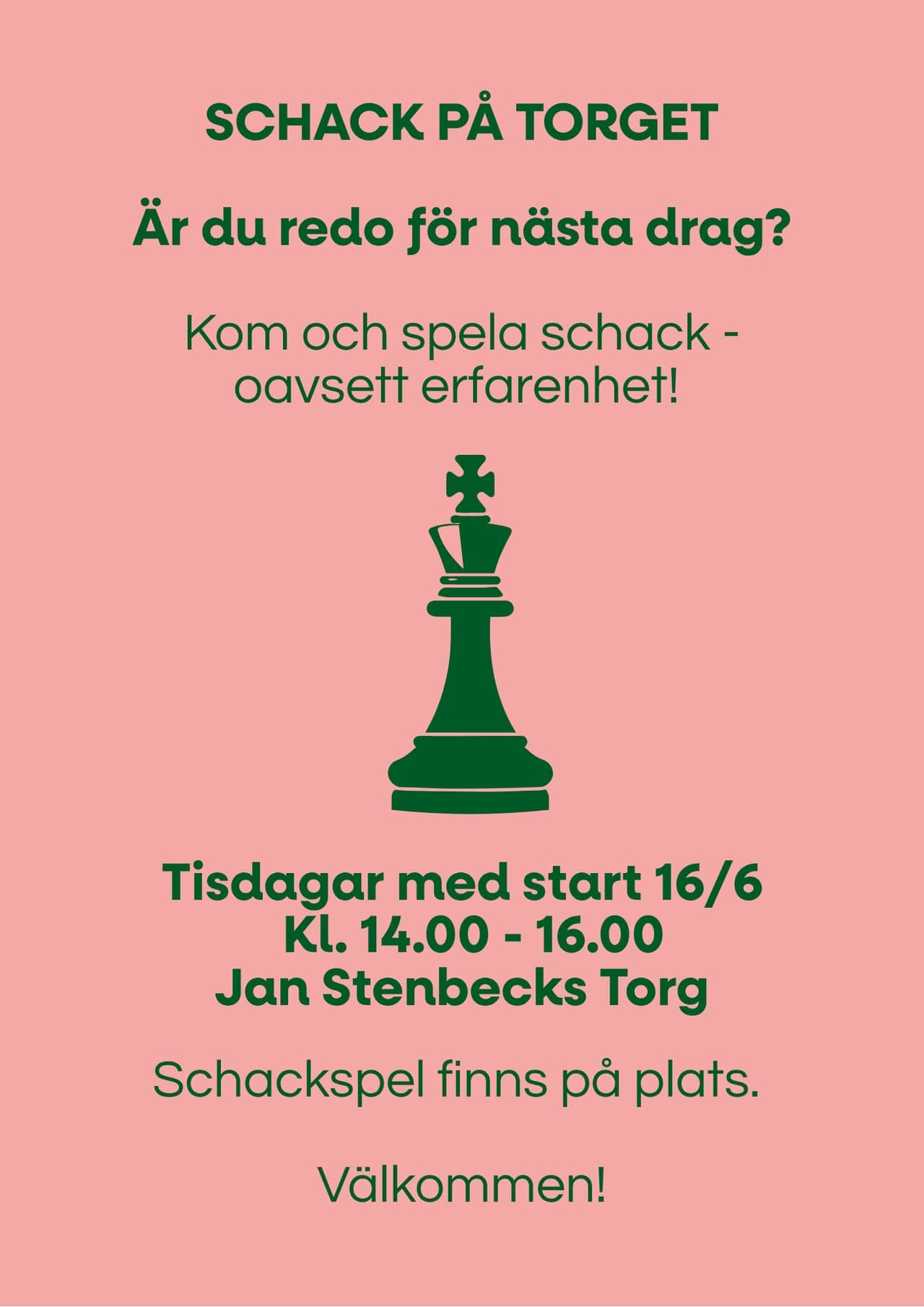 Chess at Jan Stenbeck Square