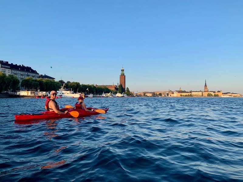 Guided Kayak Tour in Central Stockholm