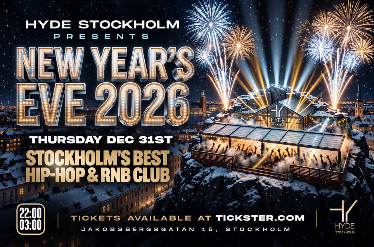 New Year's Eve 2026 at HYDE Stockholm