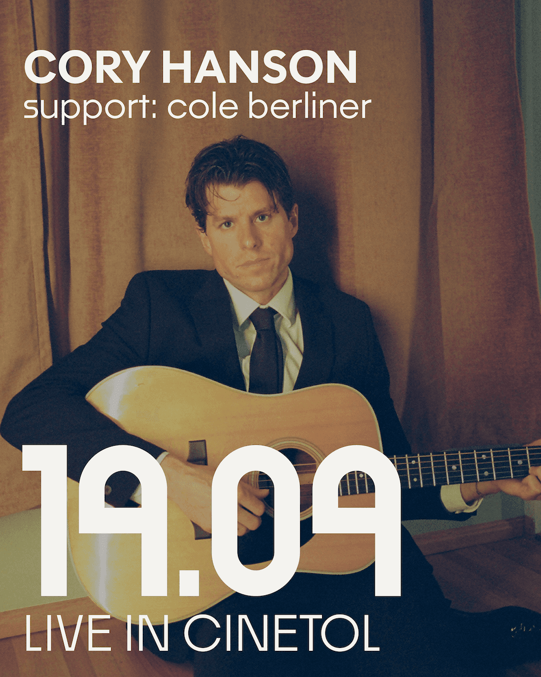 Cory Hanson + support: Cole Berliner
