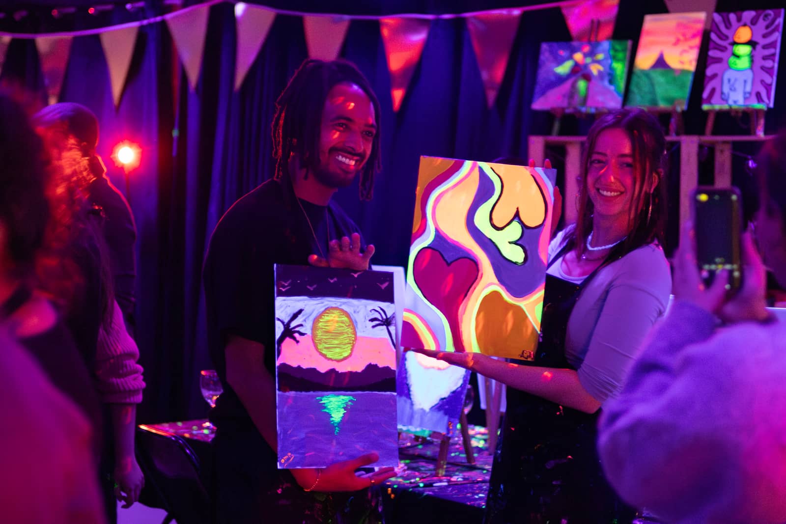Neon Sip & Paint