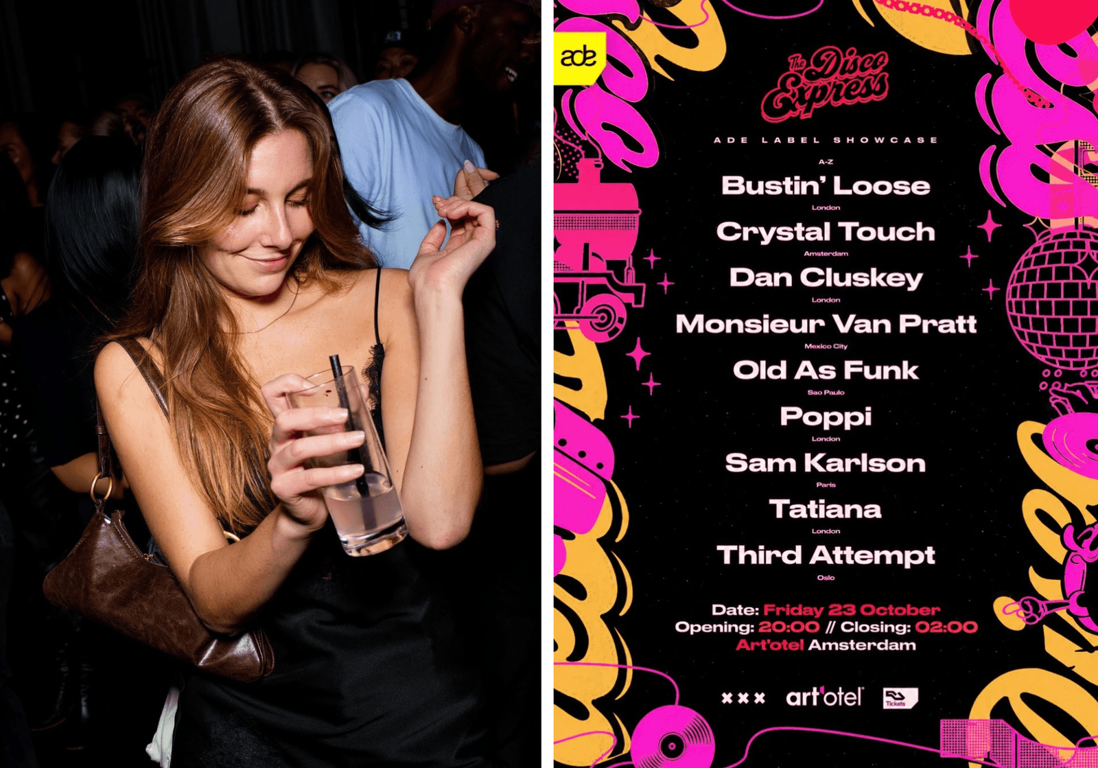 ADE at art'otel - Disco Express Label Showcase