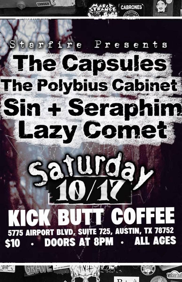 The Capsules, The Polybius Cabinet, Lazy Comet & More