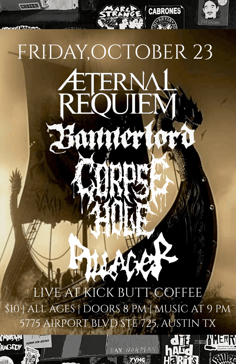 A NIGHT OF DARK, HEAVY METAL AT KICK BUTT COFFEE!