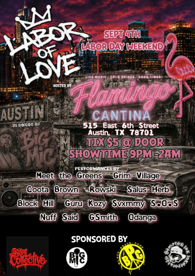 Ideal Collective Presents Labor of Love Showcase - Hip Hop