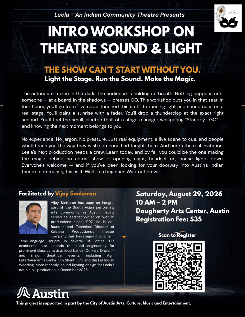 INTRO WORKSHOP TO THEATRE SOUND & LIGHT
