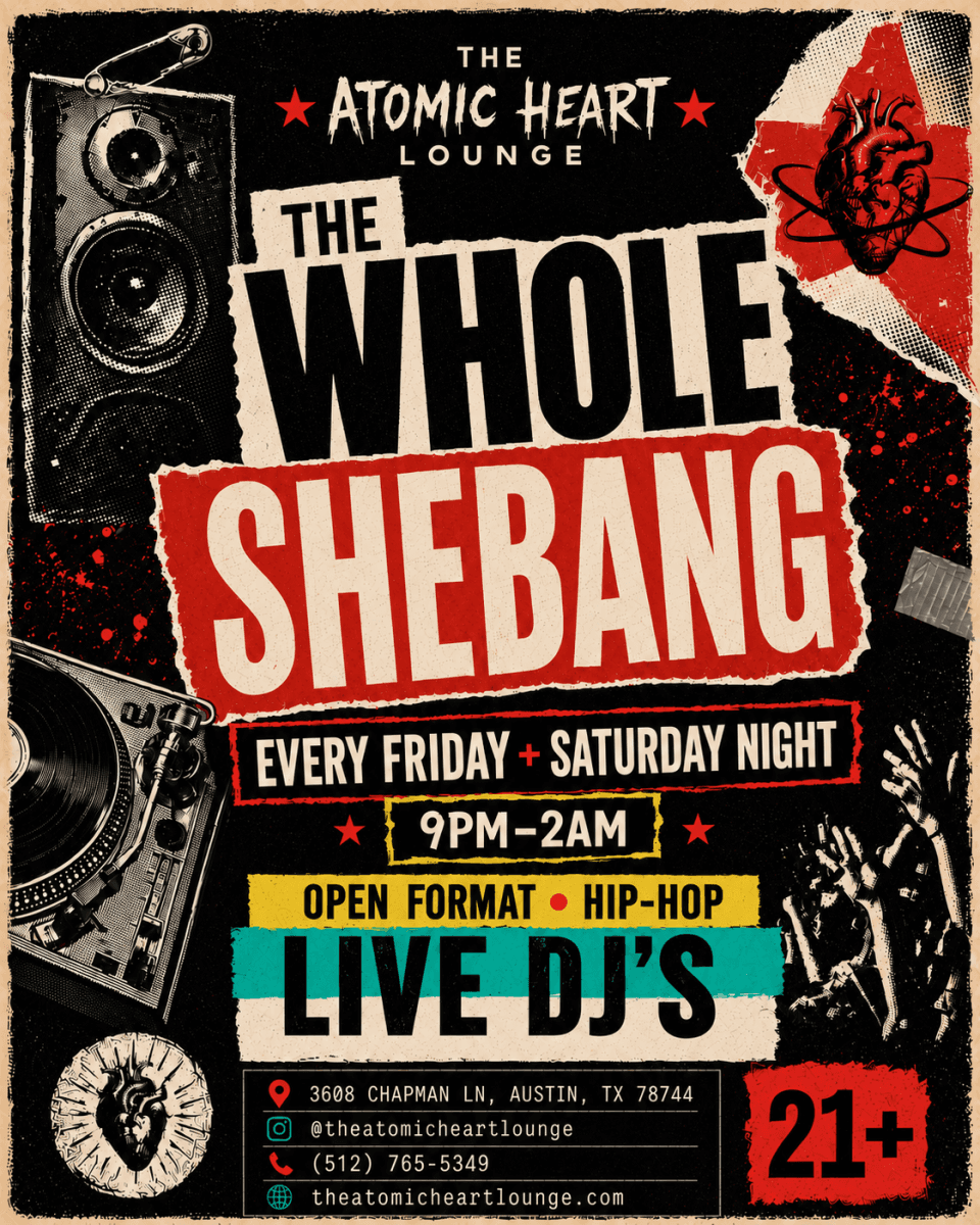 Atomic Weekend: Hip-Hop + Open Format at The Atomic Heart Lounge