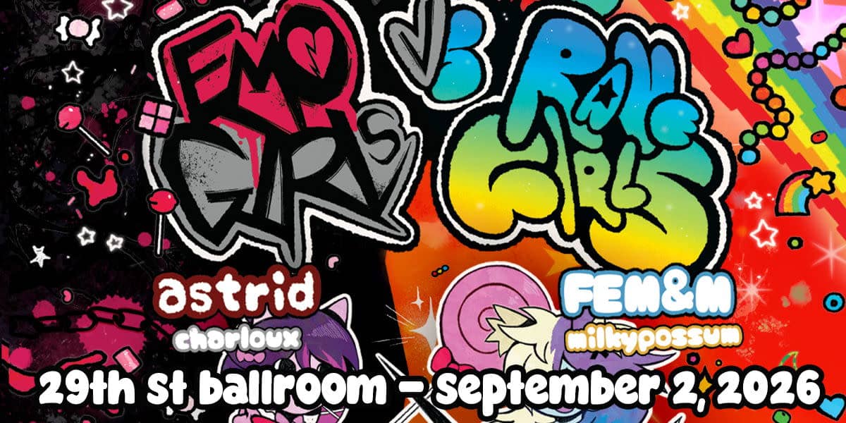 Resound Presents: FEM&M & ASTRID w/ MilkyPossum, and Charloux at 29th St Ballroom on 9/2